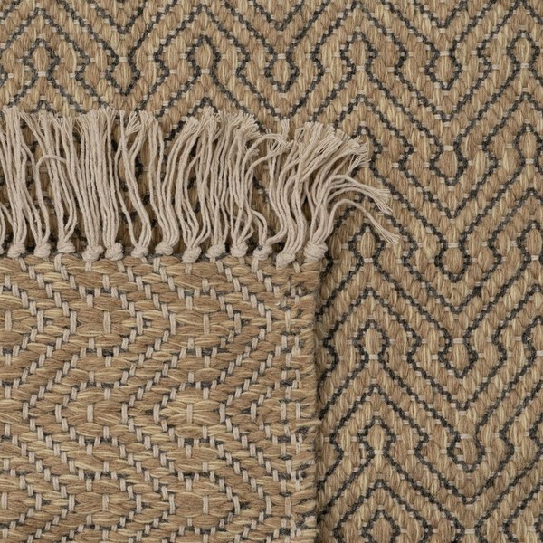 Kilimas Juoda Natūralus 160 x 1 x 240 cm