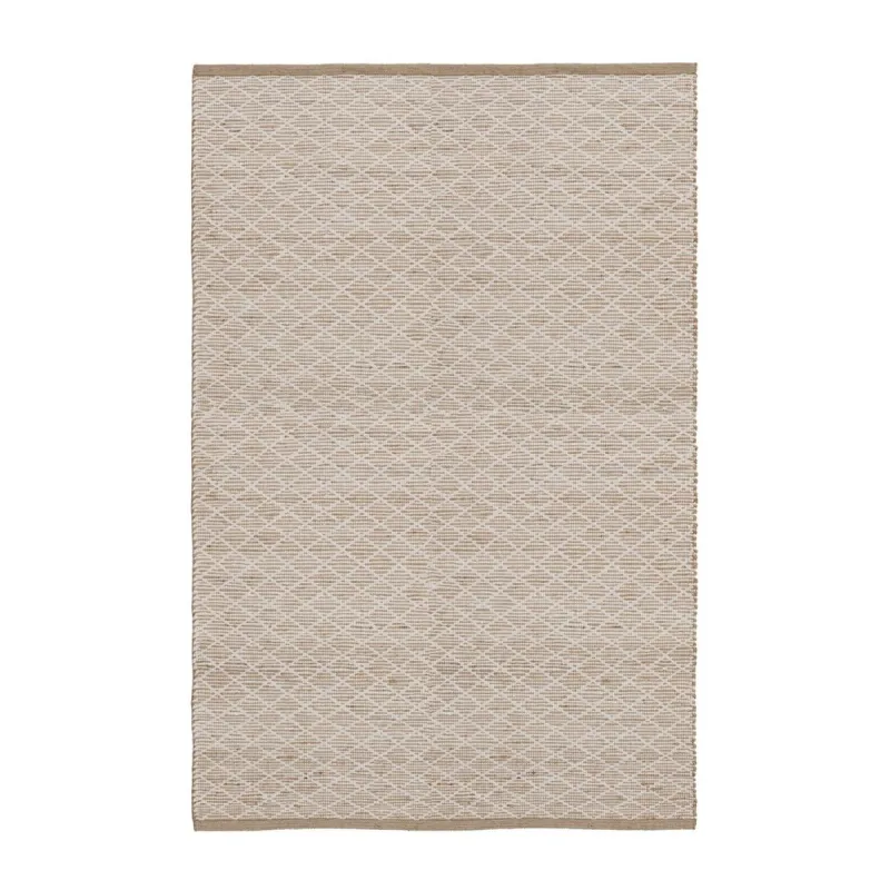 Ковер Белый Натуральный 200 x 1 x 300 cm