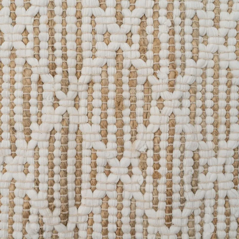 Carpet White Natural 200 x 1 x 300 cm