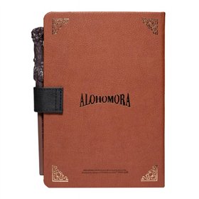 Harry Potter - A5 Notebook / Notebook with Wand-Shaped Pen