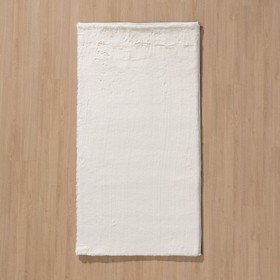 Ковер Белый 80 x 2,7 x 150 cm