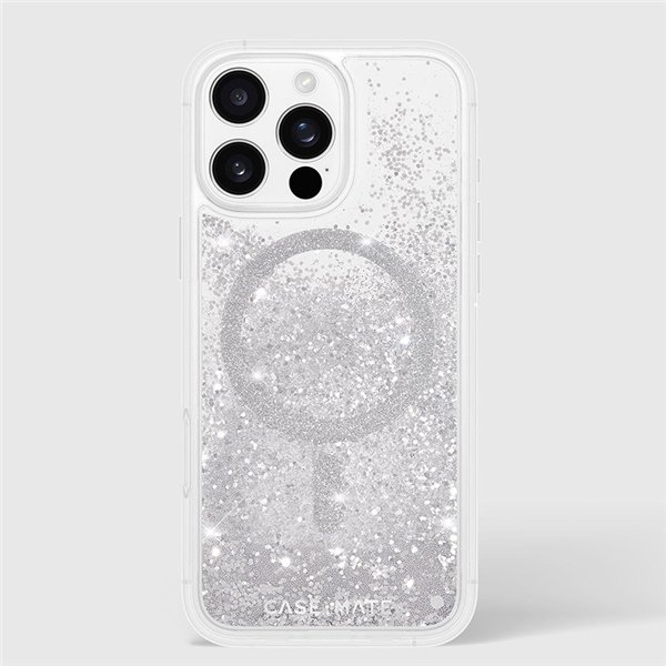 Case-Mate Waterfall MagSafe - Case for iPhone 16 Pro Max (Silver)