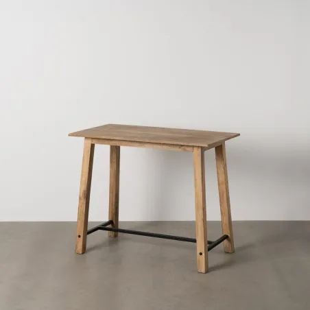 Side table Black Natural 110 x 60 x 90 cm
