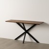 Koridors Melns Dabisks 130 x 40 x 76 cm