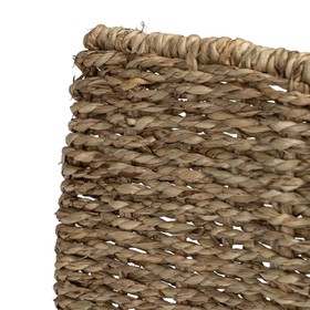 Log Stand Natural Iron Marine algae 45 x 35 x 25 cm