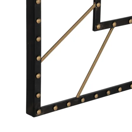 Sienas pulkstenis Melns Bronza Dzelzs 80 x 3,5 x 80 cm