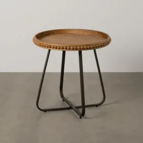 Side table Black Natural 62 x 62 x 61,5 cm