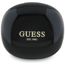Guess Flat Classic Logo Electroplated - TWS Earbuds + Charging Case (black)