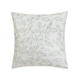 Cushion BELLS Green Printed Velvet 45 x 10 x 45 cm