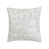 Cushion BELLS Green Printed Velvet 45 x 10 x 45 cm