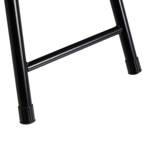 Taburetė Juoda Poliuretanas PVC Geležis 30 x 30 x 45 cm
