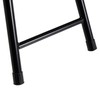 Stool Black Polyurethane PVC Iron 30 x 30 x 45 cm