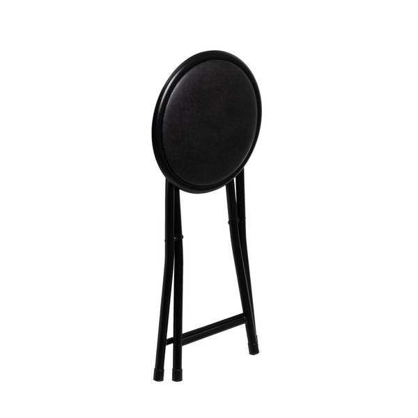Taburetė Juoda Poliuretanas PVC Geležis 30 x 30 x 45 cm