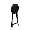 taburete Melns Poliuretāns PVC Dzelzs 30 x 30 x 45 cm