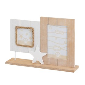 Photo frame White Natural MDF Wood