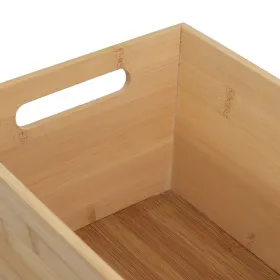 Multi-purpose basket Natural Bamboo MDF Wood 7 L 30 x 20 x 13 cm