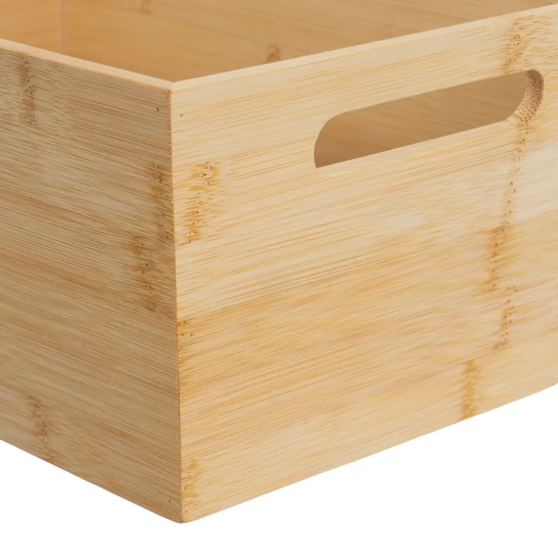 Daudzfunkcionāls grozs Dabisks Bambuss Koks MDF 7 L 30 x 20 x 13 cm