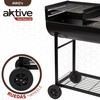 Угольный барбекю на колесах Aktive Чёрный (Пересмотрено C)