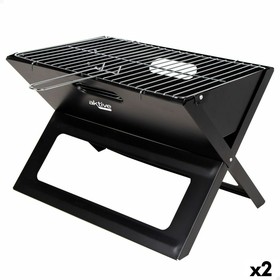 Nešiojamasis Barbekiu Aktive Juoda Plienas Geležis 45 x 30 x 29 cm