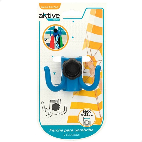 вешалку для пляжного зонтика Colorbaby Пластик 11 x 5 x 11 cm (30 штук)