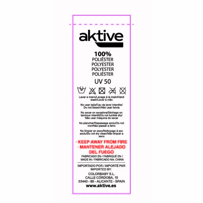 Зонтик Aktive 200 x 203,5 x 200 cm 200 x 207 x 200 cm (6 штук)