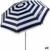 Sunshade Aktive Blue/White 180 x 185 x 180 cm Steel Oxford fabric (12 Units)