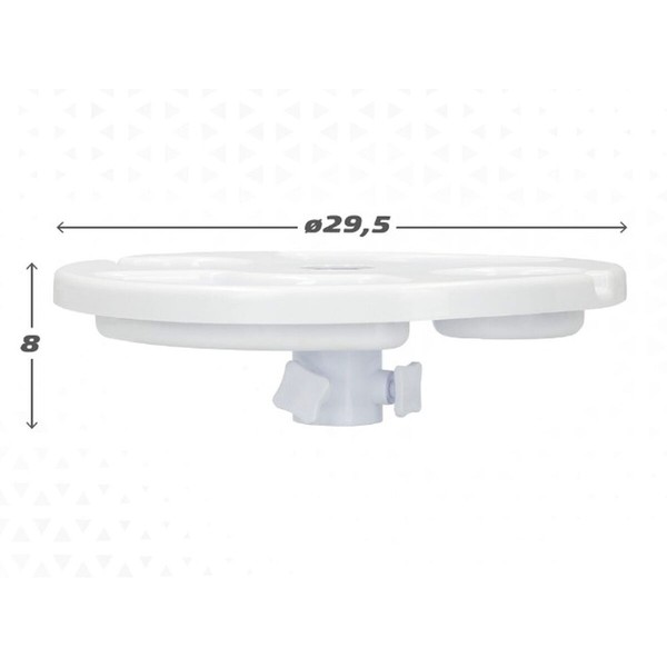 Beach Umbrella Cup Holder Aktive 29,5 x 8 x 29,5 cm Sunshade (12 Units)