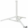 Rantavarjon alusta Aktive Valkoinen Metalli 61 x 49,5 x 61 cm (6 osaa)