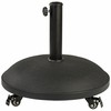 Base for beach umbrella Aktive Black 25 kg With wheels