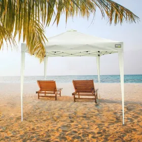 Gazebo Aktive Max-Air White 300 x 300 x 250 cm Cloth Steel