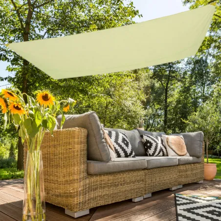 Aurinkosuojat Aktive Suorakulmainen Kerma 200 x 0,5 x 300 cm (6 osaa)