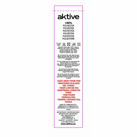 Shade Sail Aktive Cream 200 x 0,5 x 300 cm Rectangular (6 Units)