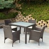 Stalo rinkinys su 4 kėdėmis Aktive 100 x 100 x 75 cm