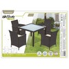 Table set with 4 chairs Aktive 100 x 100 x 75 cm