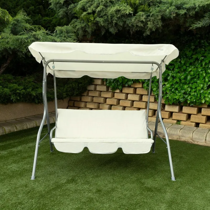 Балансир Aktive 3 места Слоновая кость 180 x 107 x 160 cm