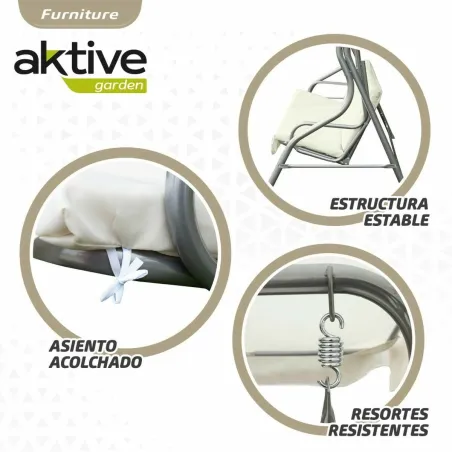 Smulkintuvas Aktive 3 vietos Dramblio kaulas 180 x 107 x 160 cm