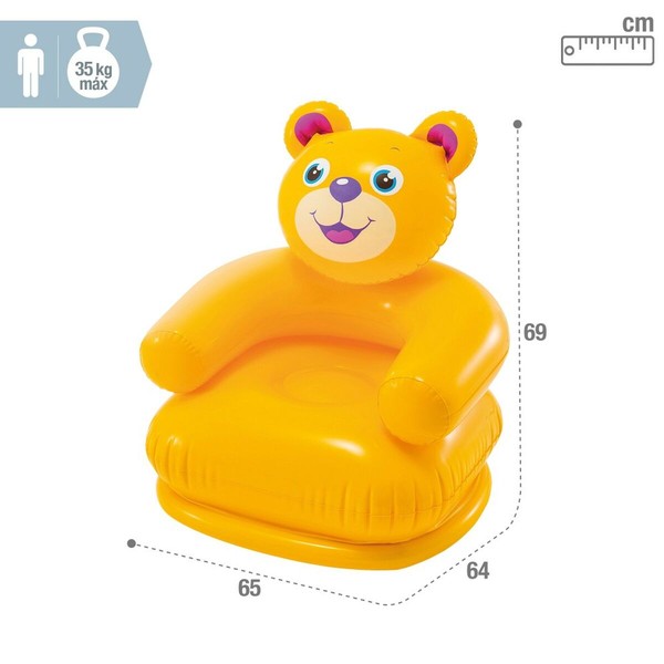 Inflatable Armchair Intex HAPPY ANIMAL 66 x 79 x 64 cm