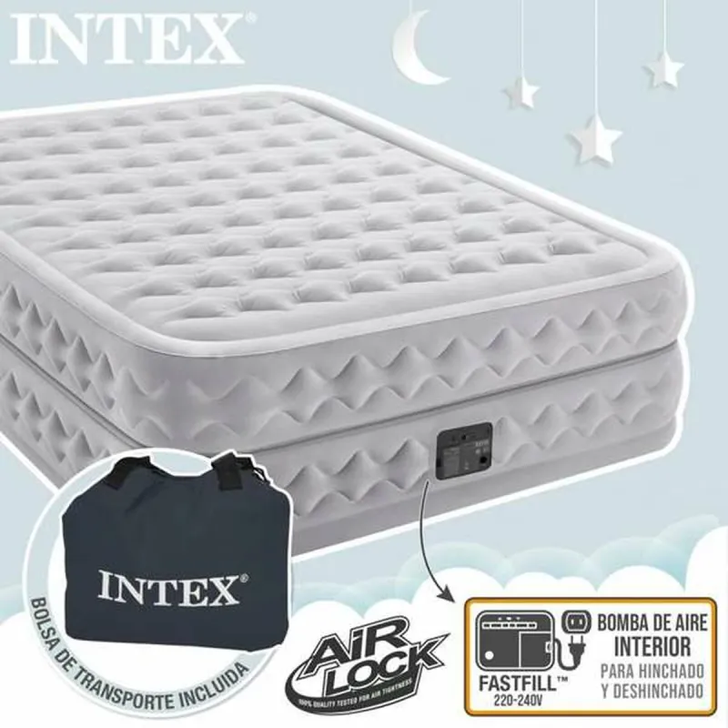 Inflatable Mattress Intex 152 x 203 x 51 cm 272 kg