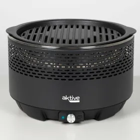 Nešiojamasis Barbekiu Aktive Apskritas Be dūmų Juoda Ø 34 cm