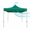 Gazebo Aktive 300 x 300 x 220 cm Green Foldable Adjustable height