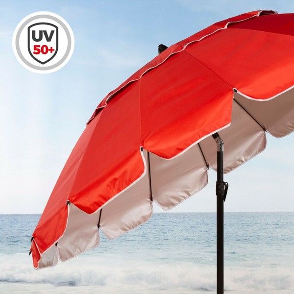 Umbrella Aktive Red 240 x 235 x 240 cm (6 Units)