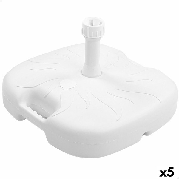 Основание для пляжного зонта Aktive Белый Ø 32 mm Ø 20 mm 45 x 29 x 45 cm (5 штук)