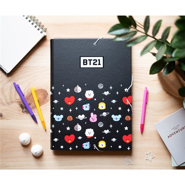BT21 - Folder/briefcase with elastic band