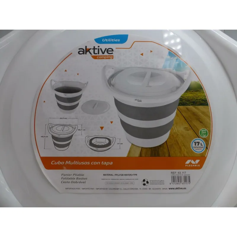 Kubas Aktive TPR 44,5 x 40,5 x 40,5 cm Sulankstomas (2 vnt.)