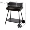 Nešiojamasis Barbekiu Aktive Nerūdijantis plienas Plienas 55 x 82 x 43 cm
