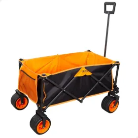Daudzfunkcionāls Grozs Aktive Oranžs Poliesters PVC Tērauds 86 x 108 x 44 cm Locīšana Pludmale
