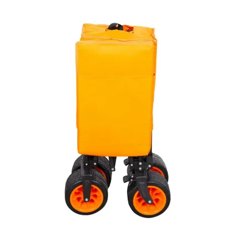 Monikäyttöinen kärry Aktive Oranssi Polyesteri PVC Teräs 86 x 108 x 44 cm Taitettava Ranta