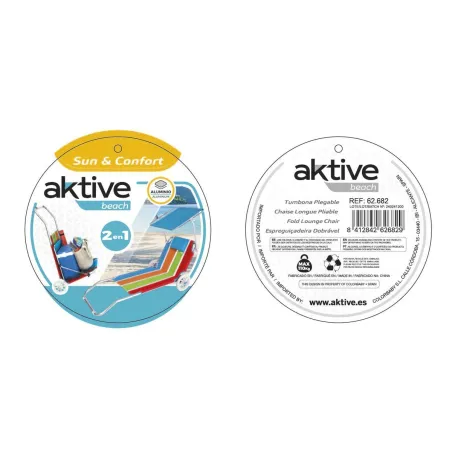 Пляжный шезлонг Aktive (2 штук)