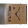 Set of Clothes Hangers Max Home Natural Wood Steel 44,5 x 23 x 1 cm 10 Pieces (6 Units)