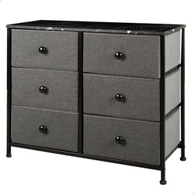 Комод Max Home Серый Мрамор 80 x 62 x 30 cm